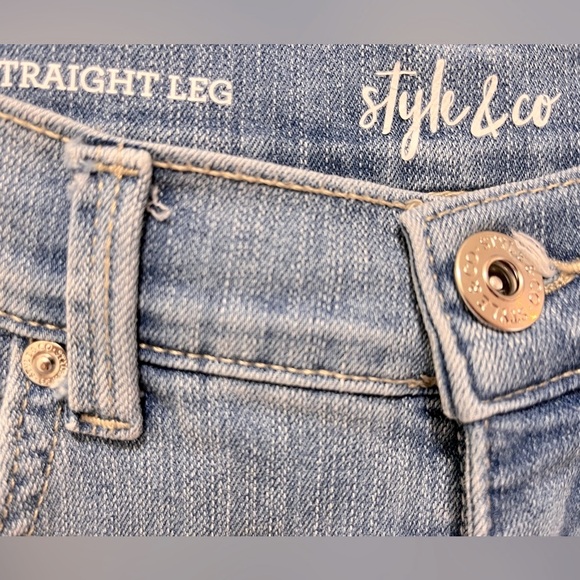 Style & Co Straight Leg jeans Size 4. - Picture 8 of 10
